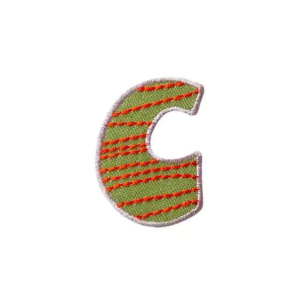 Applikation Buchstabe C