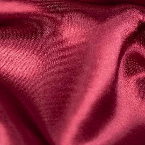 Satin schwer entflammbar B1 DIN4102 280cm breit bordeaux