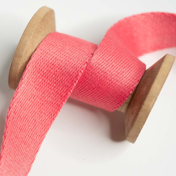 Soft Gurtband 25mm coral