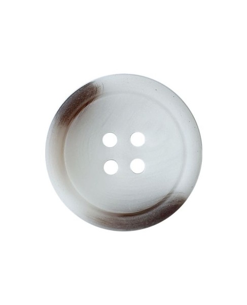 Modeknopf rund 25mm weiß