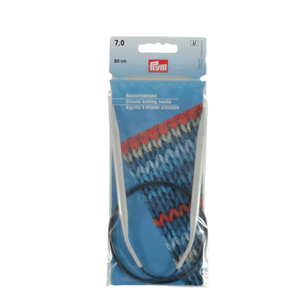 Prym Rundstricknadel Stärke 7mm, 80cm