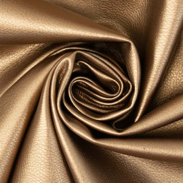 Metallic Soft Kunstleder bronze Deluxe