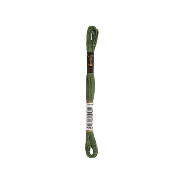Anchor Sticktwist Garn 6-fädig khaki