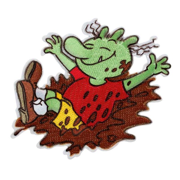 Applikation Olchis Junge Schlamm