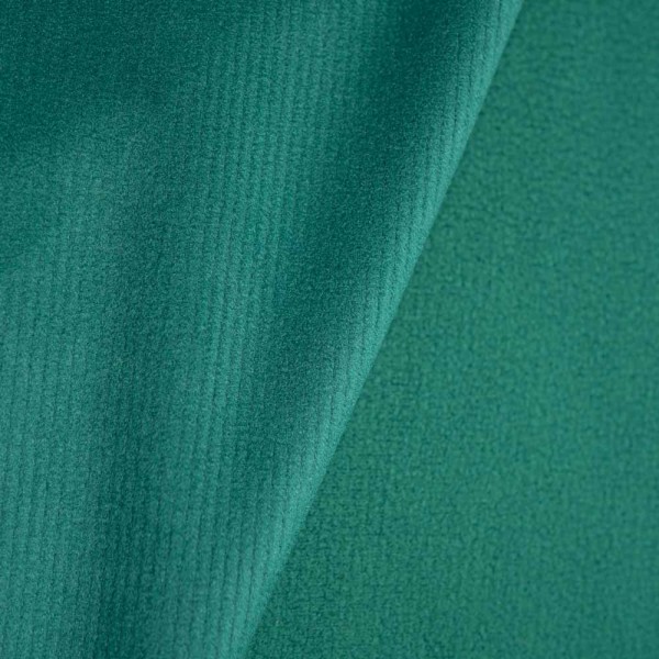 Cord Doubleface mit Fleece Innenseite dunkelgrün