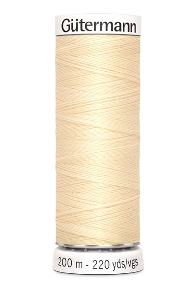 Garn Gütermann Allesnäher 200m pastellgelb Nr.610