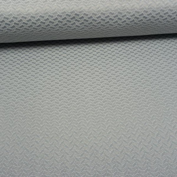 Jacquard Dekostoff Lavande hell grau
