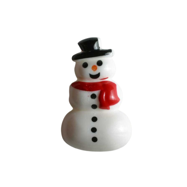 Kinderknopf Weihnachten Schneemann 28mm