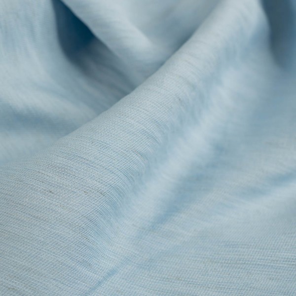 Leinen Viskose Twill meliert jeansblau hell
