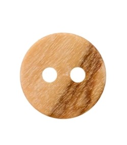 Prym Holzknopf flacher Rand 11mm Beige