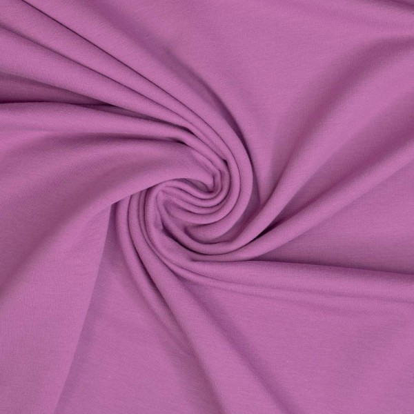 Baumwolljersey Uni Lena beere