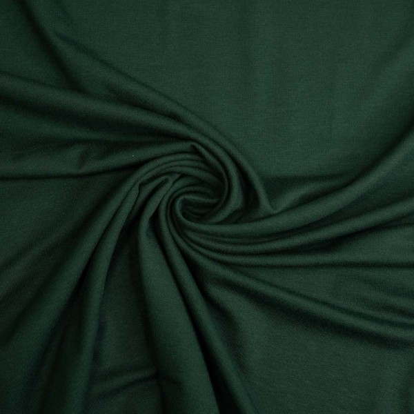 Viskosejersey Uni tannengrün